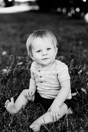 Ollie one year-8BW