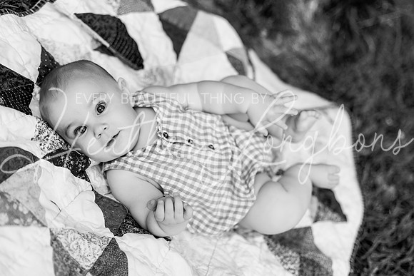 Forrest 6 months + family photos-111BW