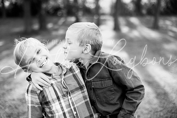 Van Matre family 2023-11BW