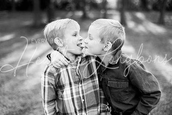 Van Matre family 2023-12BW