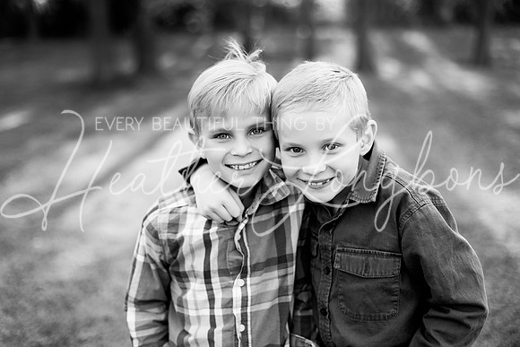 Van Matre family 2023-13BW