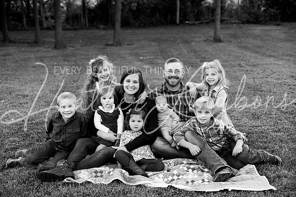 Van Matre family 2023-57BW