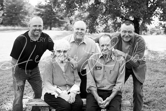 Smothers extended family-2BW