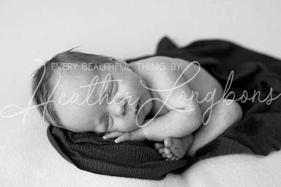 Taylor twins newborn session-7BW