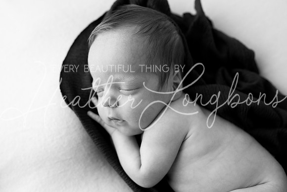 Taylor twins newborn session-12BW