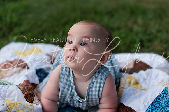 Forrest 6 months + family photos-102
