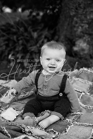 Callum 6 months-1BW