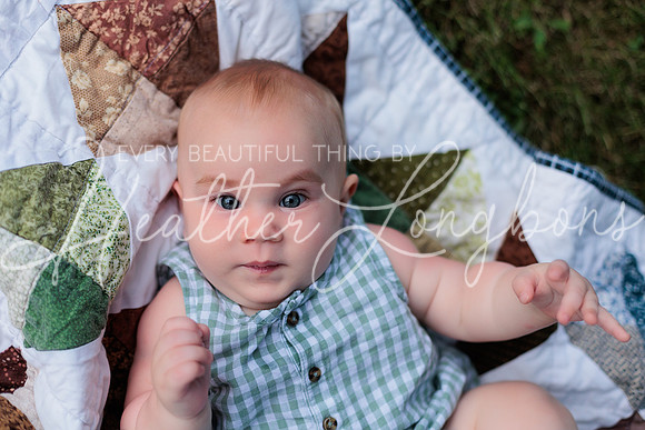 Forrest 6 months + family photos-106