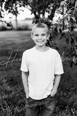 Forrest 6 months + family photos-83BW
