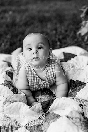 Forrest 6 months + family photos-101BW