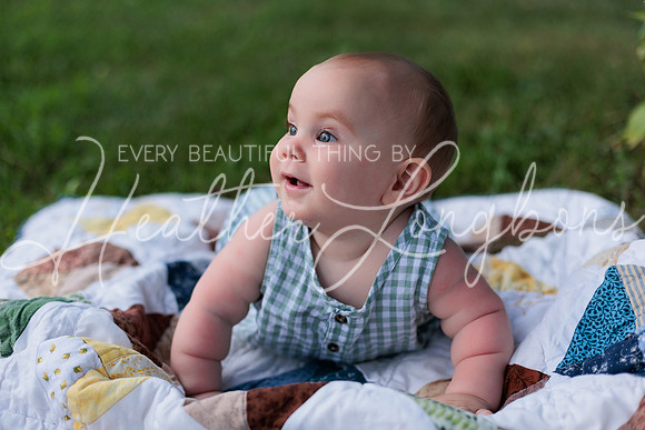 Forrest 6 months + family photos-105