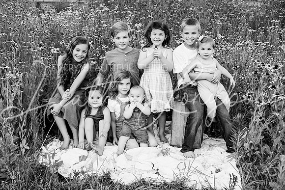 Forrest 6 months + family photos-63BW