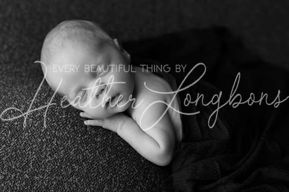 Dawson newborn-5BW