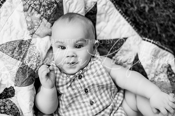Forrest 6 months + family photos-107BW