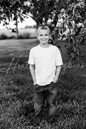 Forrest 6 months + family photos-82BW