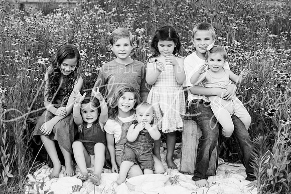 Forrest 6 months + family photos-64BW