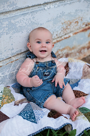 Forrest 6 months + family photos-120