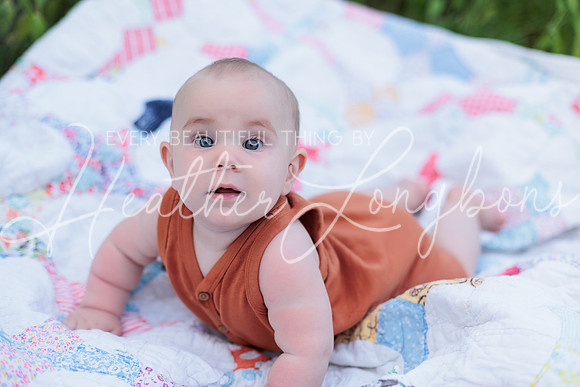 Forrest 6 months + family photos-10