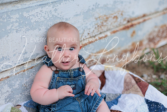 Forrest 6 months + family photos-117