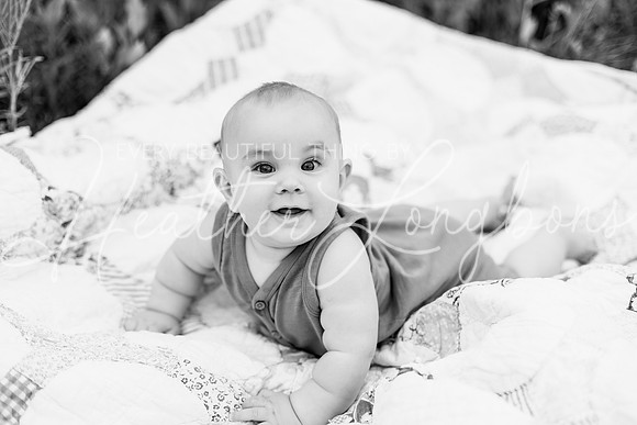 Forrest 6 months + family photos-13BW