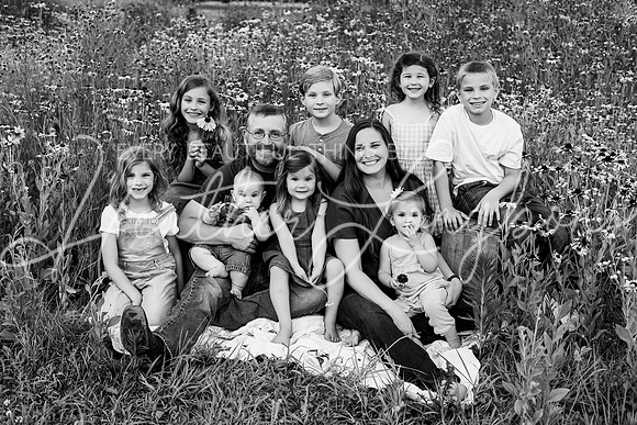 Forrest 6 months + family photos-52BW
