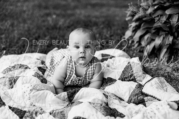 Forrest 6 months + family photos-99BW
