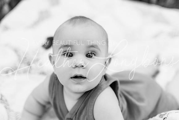 Forrest 6 months + family photos-12BW