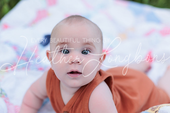 Forrest 6 months + family photos-12