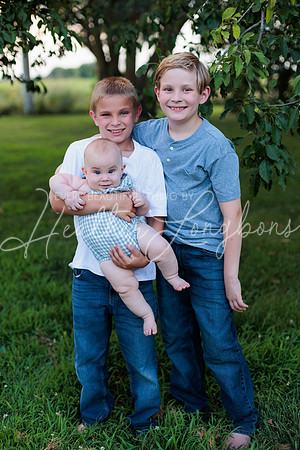 Forrest 6 months + family photos-92