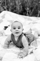 Forrest 6 months + family photos-9BW