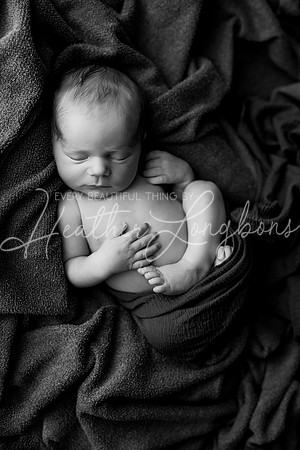 Forrest VanMatre Newborn-16BW