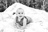Forrest 6 months + family photos-5BW
