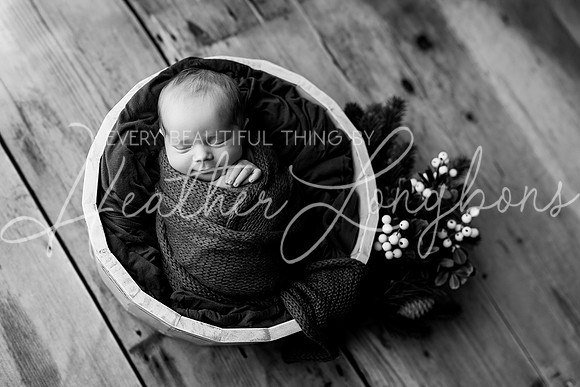 Forrest VanMatre Newborn-11BW