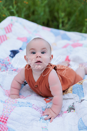 Forrest 6 months + family photos-8