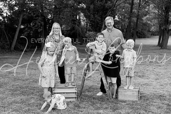 Dean extended family-48BW