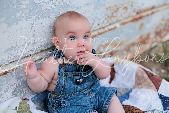 Forrest 6 months + family photos-116