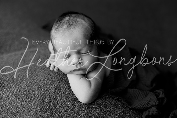 Forrest VanMatre Newborn-15BW