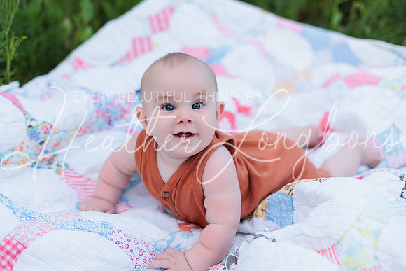 Forrest 6 months + family photos-13