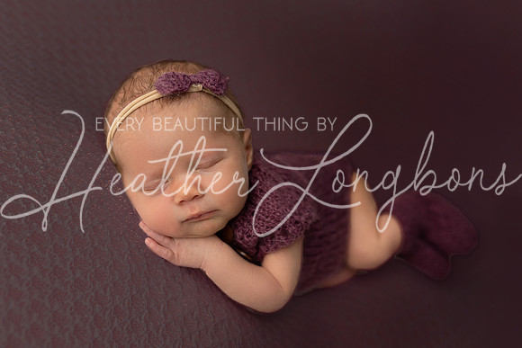 Flossie newborn-3 purple