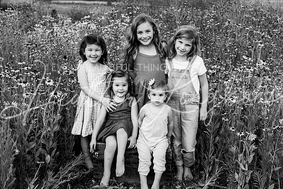 Forrest 6 months + family photos-70BW