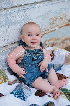 Forrest 6 months + family photos-121