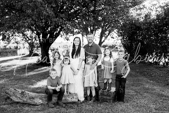 Van Matre family 2024-2BW