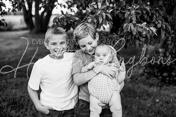 Forrest 6 months + family photos-95BW
