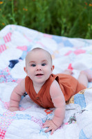 Forrest 6 months + family photos-9
