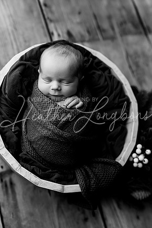 Forrest VanMatre Newborn-10BW