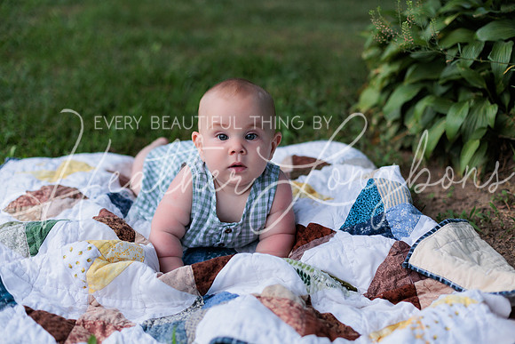 Forrest 6 months + family photos-99