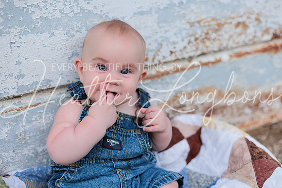Forrest 6 months + family photos-114