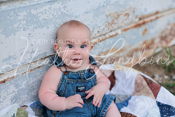 Forrest 6 months + family photos-118