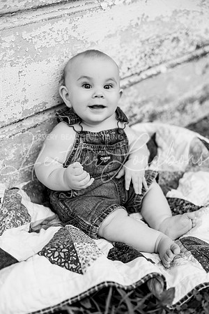 Forrest 6 months + family photos-119BW