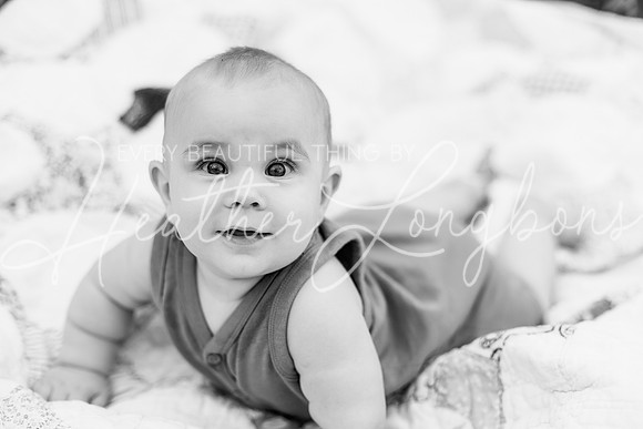 Forrest 6 months + family photos-11BW